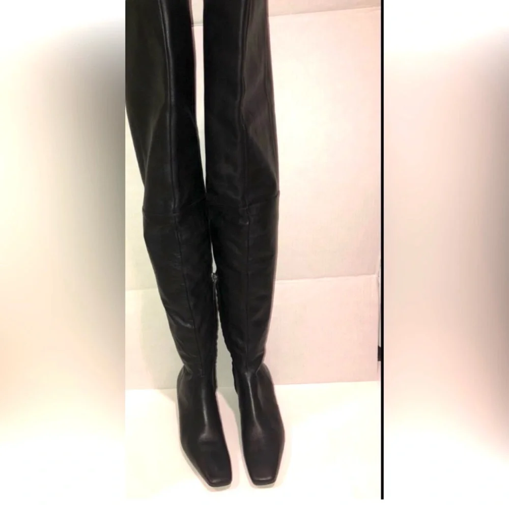 Cult Gaia Serena thigh high Black boots 37=7